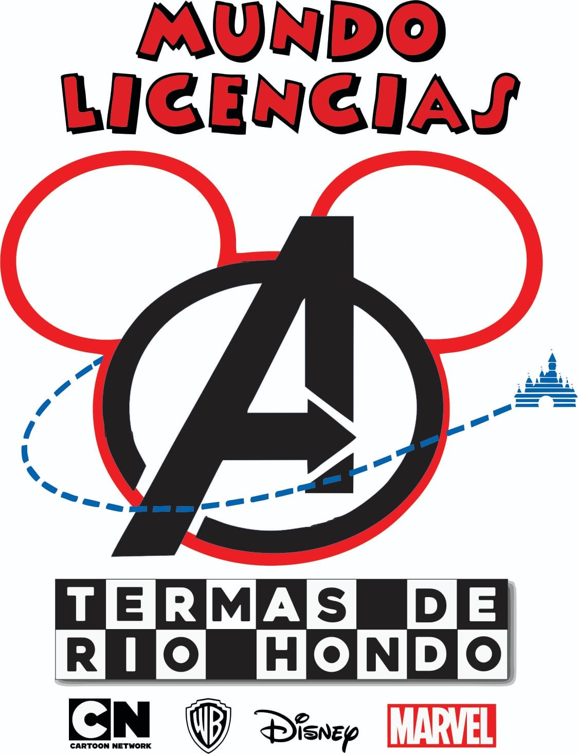 Mundo Licencia Termas - Ropa y accesorios con licencias